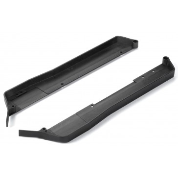 COMPOSITE CHASSIS SIDE GUARDS L+R - NARROW FRONT - V2 - GRAPHITE