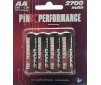 Pink Performance Batteries R6-AA Cells Ni-Mh 2700Mah (4) 50x14mm 120g