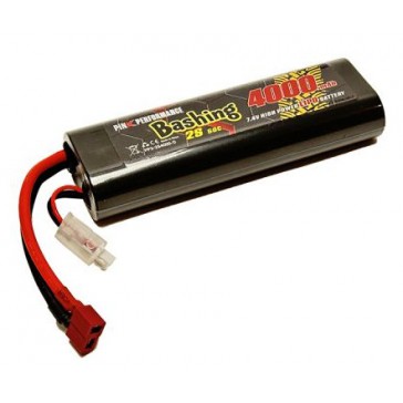 Pink Bashing LiPo 2S 7.4V-4000-50C (Deans) 139x47x25mm 240g Round