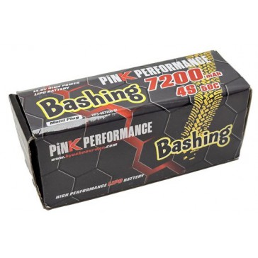 Pink Bashing LiPo 4S 14.8V-7200-50C (Multi) 139x47x49mm 655g