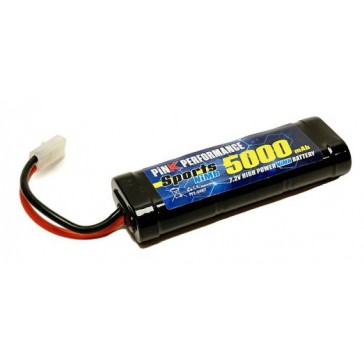 Pink Performance Sports NiMh 7.2V-5000Mah (Tamiya) 139x48x25mm 440g