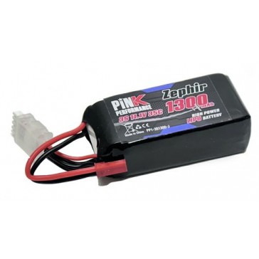 Pink Performance Zephir LiPo 3S 11.1V-1300-35C (JST) 72x34x24mm 106g