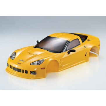 Corvette GT2   Finished Body  Yellow (Printed)