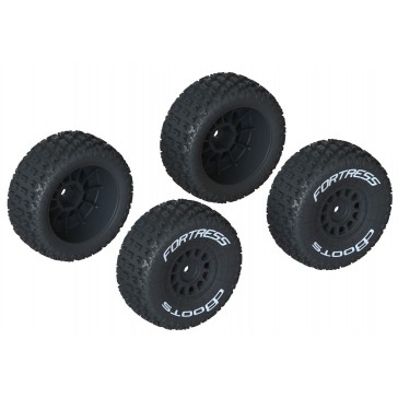 dBoots 'FORTRESS' Tire Set Glued Option (2 Pairs)