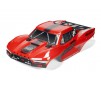 1/10 Clipless Painted Trimmed Body Set with Decals Red: FURY 2WD