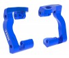 Caster blocks (c-hubs), 6061-T6 aluminum (blue-anodized) (left & righ