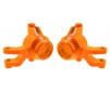 Steering blocks, 6061-T6 aluminum (orange-anodized) (left & right)/ 3