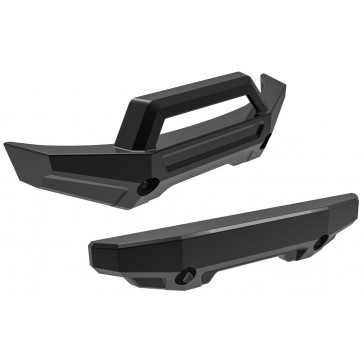 Bumper, front (1)/ rear (1) (black)