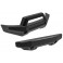 Bumper, front (1)/ rear (1) (black)