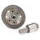 Ring gear, differential, 47-tooth/ pinion gear, differential, 12-toot