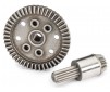 Ring gear, differential, 47-tooth/ pinion gear, differential, 12-toot