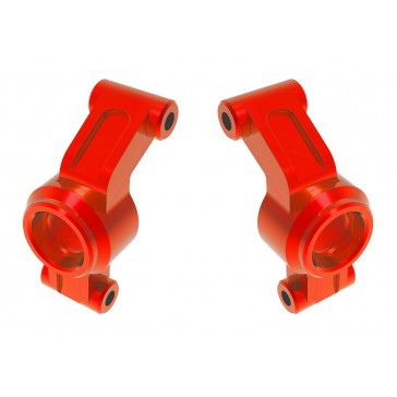 Carriers, stub axle, 6061-T6 aluminum (red-anodized) (left & right)