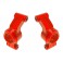 Carriers, stub axle, 6061-T6 aluminum (red-anodized) (left & right)