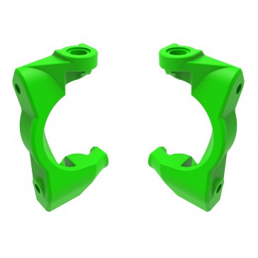 Caster blocks (c-hubs), left & right (green)