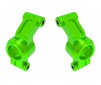 Carriers, stub axle, 6061-T6 aluminum (green-anodized) (left & right)