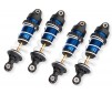 Shocks, GTR long, blue-anodized, PTFE-coated bodies with TiN shafts (