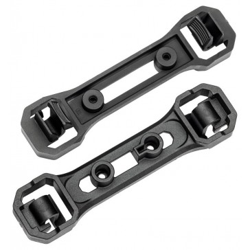 Latch, body mount, front & rear (for clipless body mounting) (attache