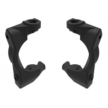 Caster blocks (c-hubs), left & right (black)