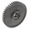 Spur gear, steel, 47-tooth (0.8 metric pitch, compatible with 32-pitc