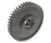 Spur gear, steel, 47-tooth (0.8 metric pitch, compatible with 32-pitc