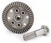 Ring gear, differential, 47-tooth/ pinion gear, differential, 12-toot