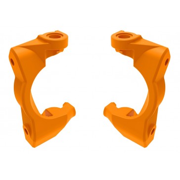 Caster blocks (c-hubs), left & right (orange)