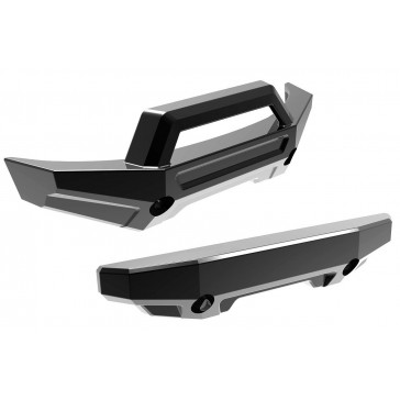 Bumper, front (1)/ rear (1) (black chrome)