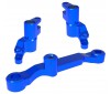 Steering bellcranks, draglink (blue-anodized 6061-T6 aluminum)/ 3x13m