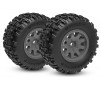 Tires & wheels, assembled (charcoal gray wheels, dual profile (2.1" o