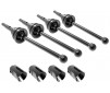 Driveshafts, steel constant-velocity (assembled), front or rear (4)/