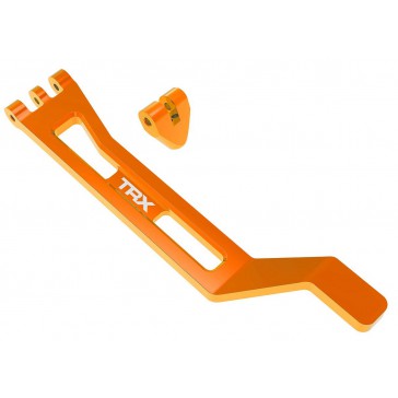 Battery hold-down, hold-down post (orange-anodized 6061-T6 aluminum)/