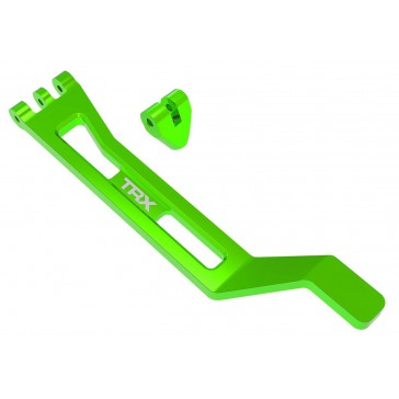 Battery hold-down, hold-down post (green-anodized 6061-T6 aluminum)/