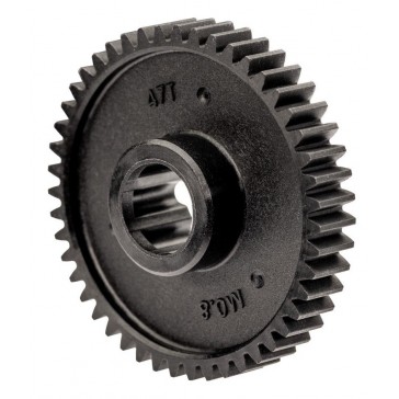 Spur gear, 47-tooth (0.8 metric pitch, compatible with 32-pitch)