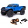 1/24 SCX24 Base Camp 4x4 Rock Crawler Brushed RTR - Blue