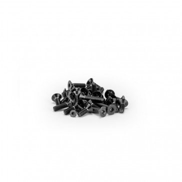 RC10B7/D Titanium Screw Set Lower Black