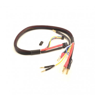 Charge Leads 2 x 2S Black - XT60