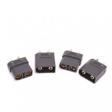 XT90 Plug M/F Black - 2pcs