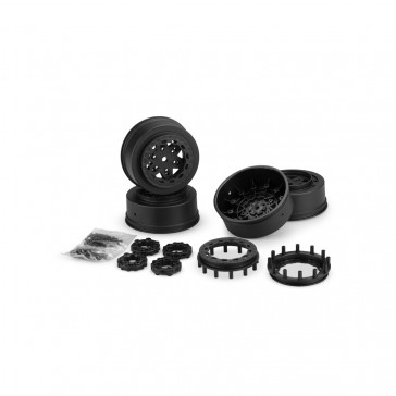 Tremor, Traxxas UDR Front&Rear Wheel- Black- 4pc