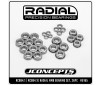 RC8B4.1 / RC8B4.1e Radial NMB Bearing Set 26pc