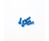 Alu Screw Allen Roundhead M3 x 10 Blue (5)