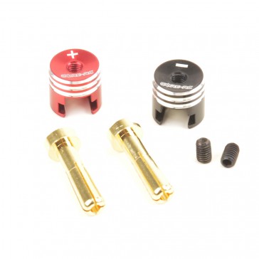 Heatsink Bullet Plug Grips - 4mm