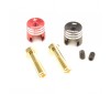 Heatsink Bullet Plug Grips - 4mm