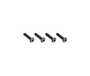 3x14mm Top Hat Titanium Screw-Stealth Black - 4pc