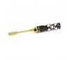 Nut Driver 1/4(6.35mm)x 100mm Black Golden"