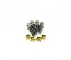 Ti Shock Mnt Ball Studs w-Gld Nuts