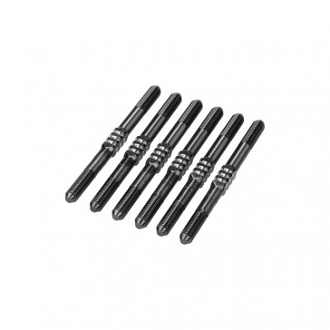 RC10B7 3.5 x 48mm Fin Ti Turnbuckle Stealth Black