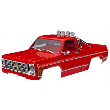 Body, Chevrolet K10 Truck (1979), complete, red (includes grille, sid