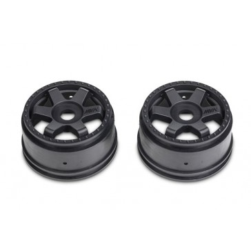 QuantumR Race Truck Wheel (Black/2pcs)