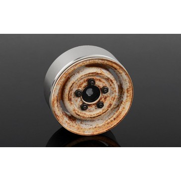 Landies Vintage Stamped Steel 1.55 Beadlock Wheels (Rust)