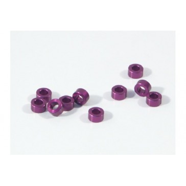 Aluminium Washer 3 X 6 X 3.0Mm (Purple/10 Pcs)